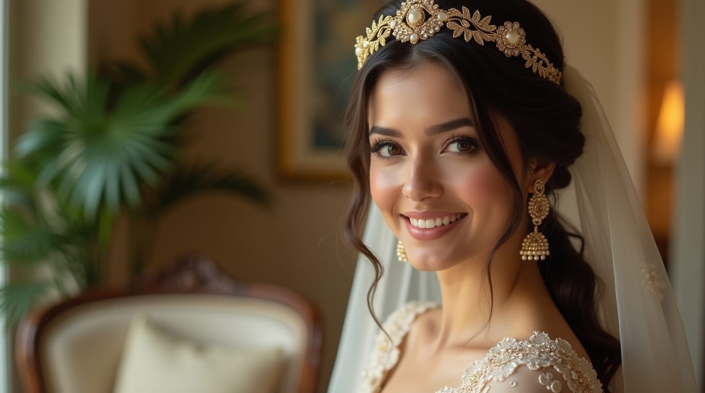 diadem - bridal lehe